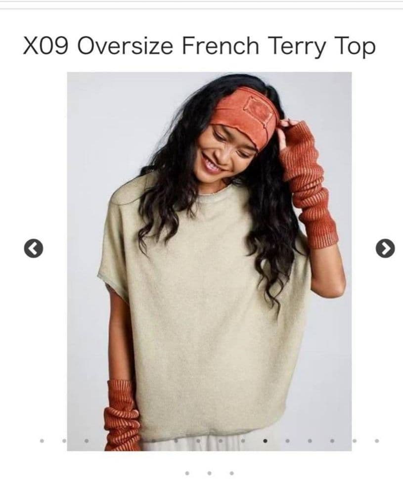 【新作】Salsation Oversize French Terry！ M