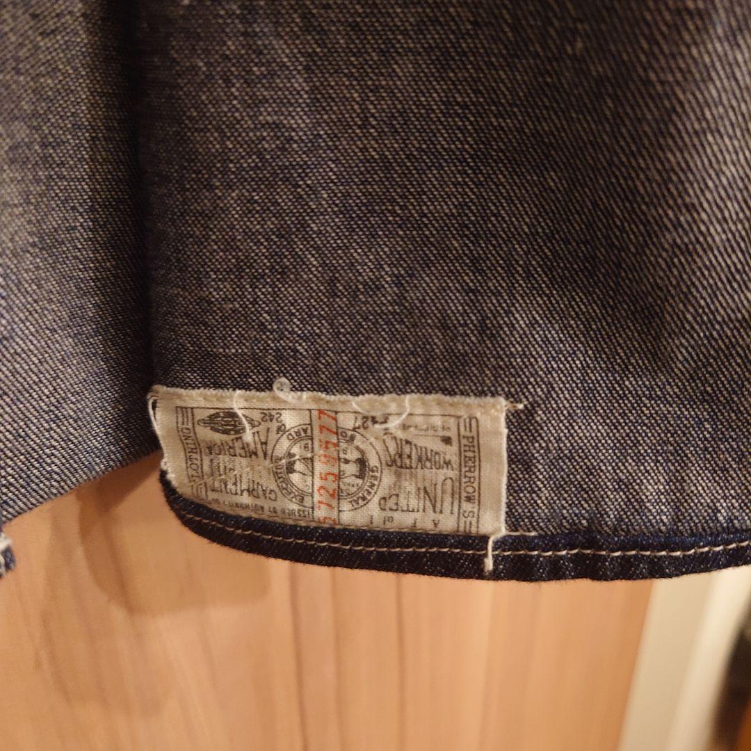 最終価格　フェローズ デニムワークシャツ 40s