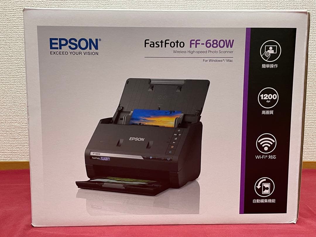 EPSON エプソンFF-680W FastFoto フォトスキャナー☆美品