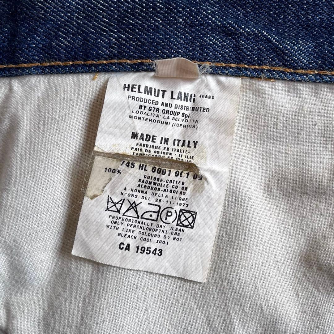 99s HELMUT LANG 本人期 濃紺CLASSIC RAW DENIM