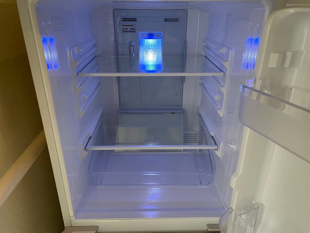 シャープ プラズマクラスター 2ドア冷蔵庫 ホワイト 137L