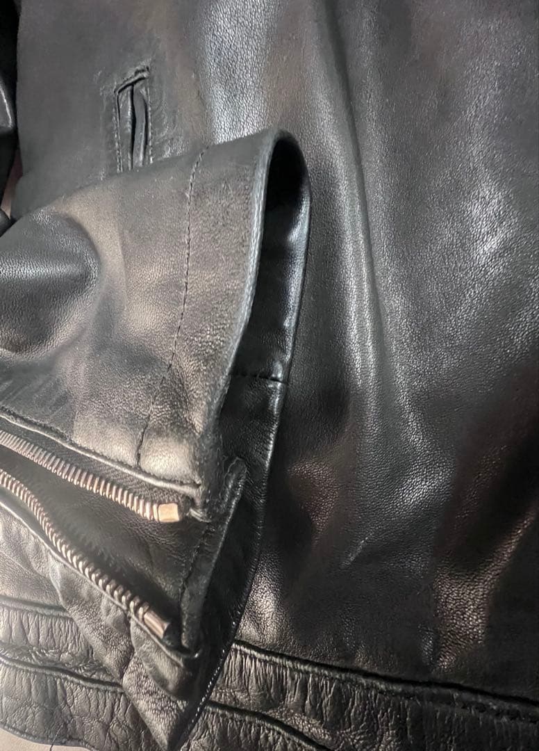 TOMORROWLAND / BLUE WORK シングルライダース　黒　M