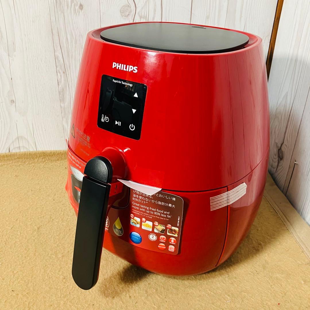 未使用 PHILIPS ノンフライヤープラス HD9531 レッド