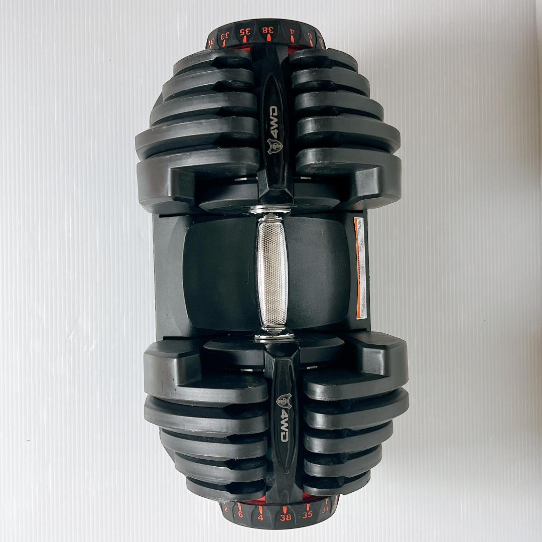 【良品✨送料込】可変式ダンベル 38kg 1個目　4WD正規品