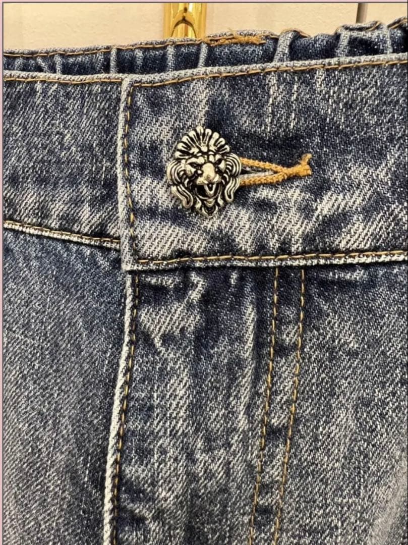 ヴァクトーVaquitaux Jboyチェーン付きデニムパンツyourinサイズ