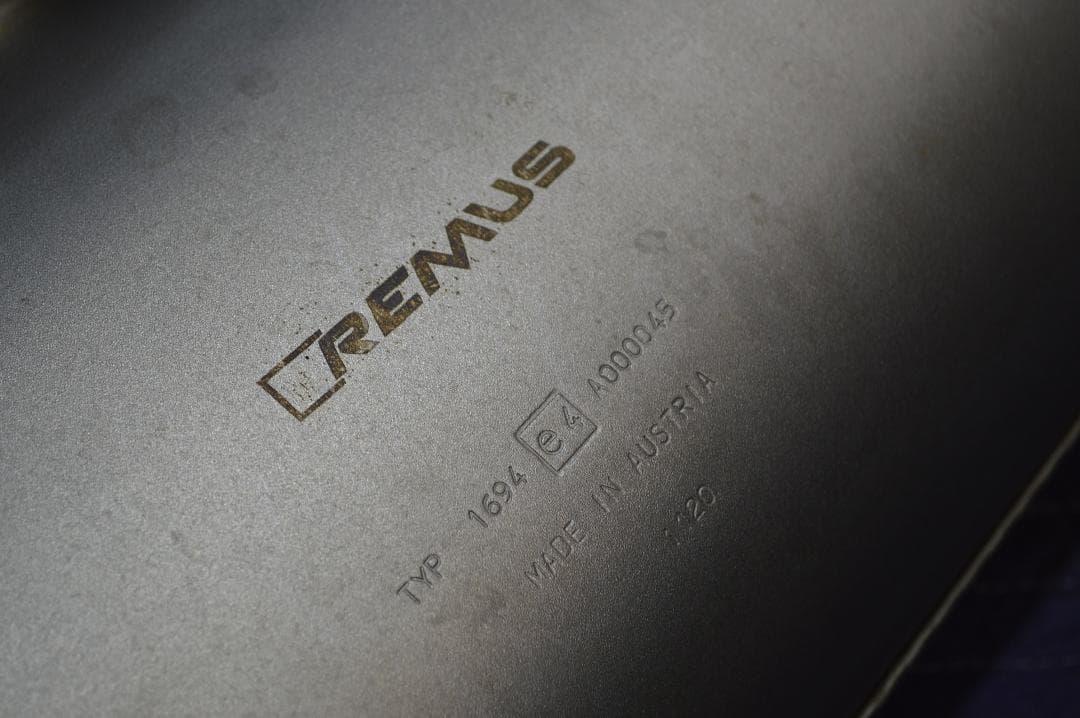 VW GOLF7.5 R用 REMUSマフラー ストリートレースサイレンサー