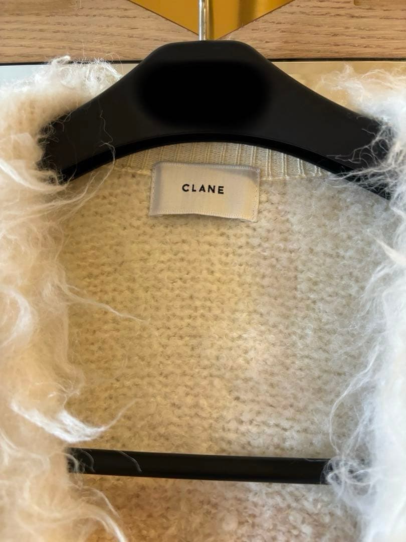 CLANE アイボリー カーディガン