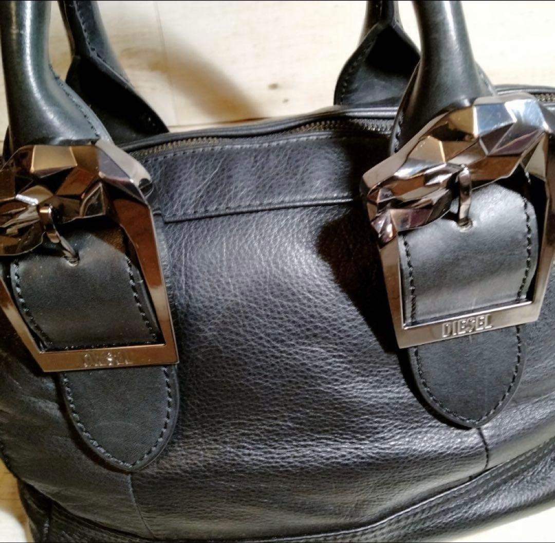 DISEL.ディーゼル　2way小型ボストンバック　本革