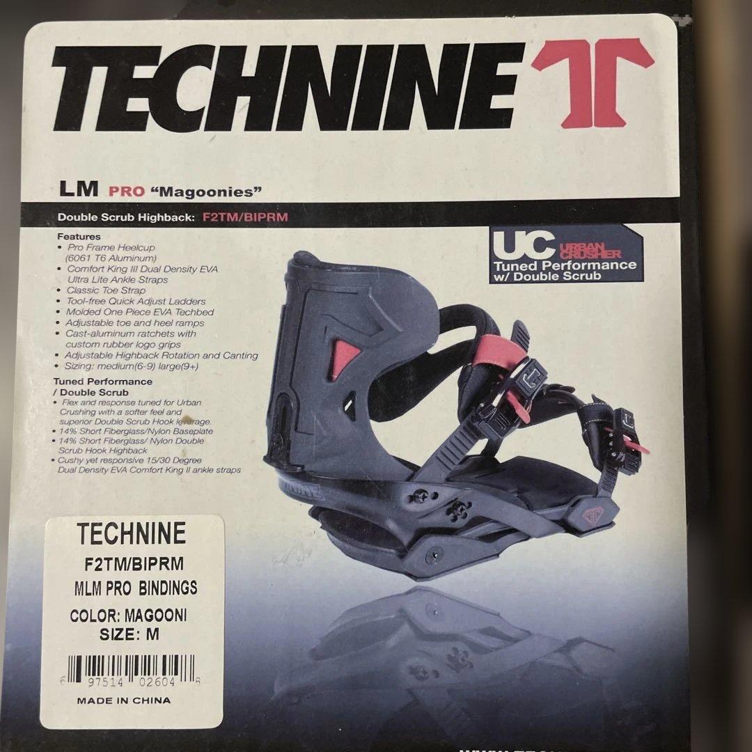 TECHNINE ビンディング　2013年　背面ロゴ　Mサイズ　廃盤　希少　レア