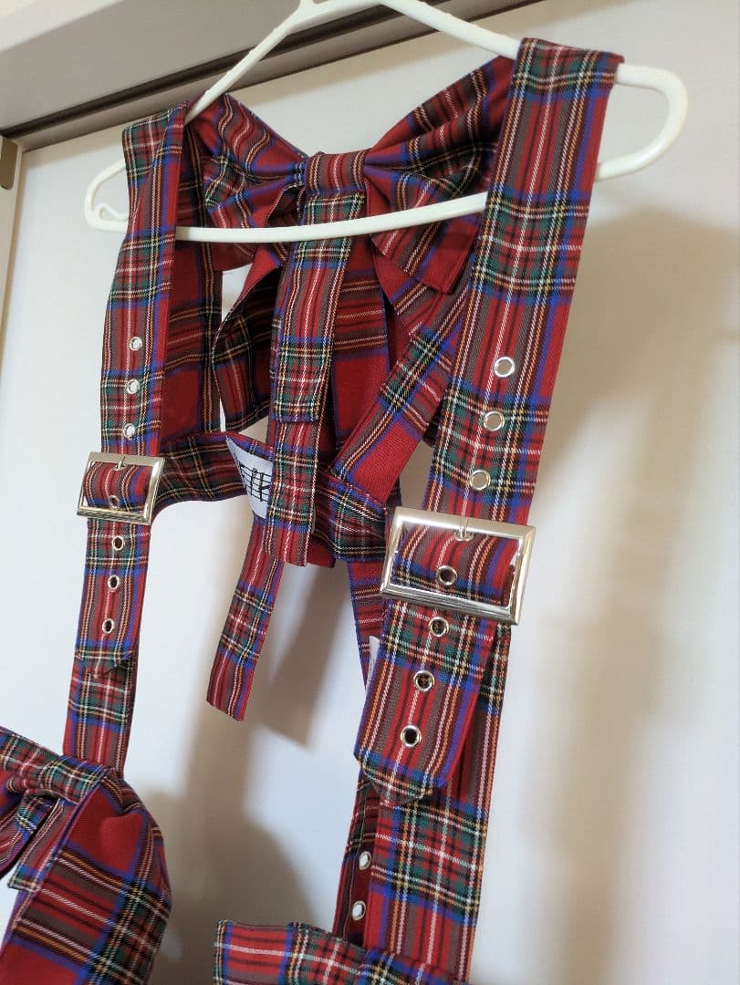 タグ有り HEIHEI カオスリボンハーネス RED