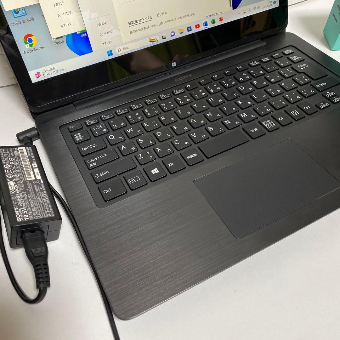 Windows11 オフィス2024年Core i7 SSD SONYノートPC