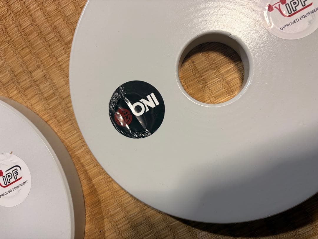 ONI プレート 5kg×2枚 2.5kg×2枚 1.25kg×2枚　6枚セット