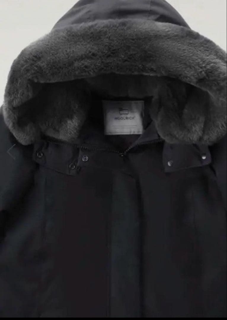 チ*ゲ様 ウールリッチ ボウブリッジパーカ BLACK