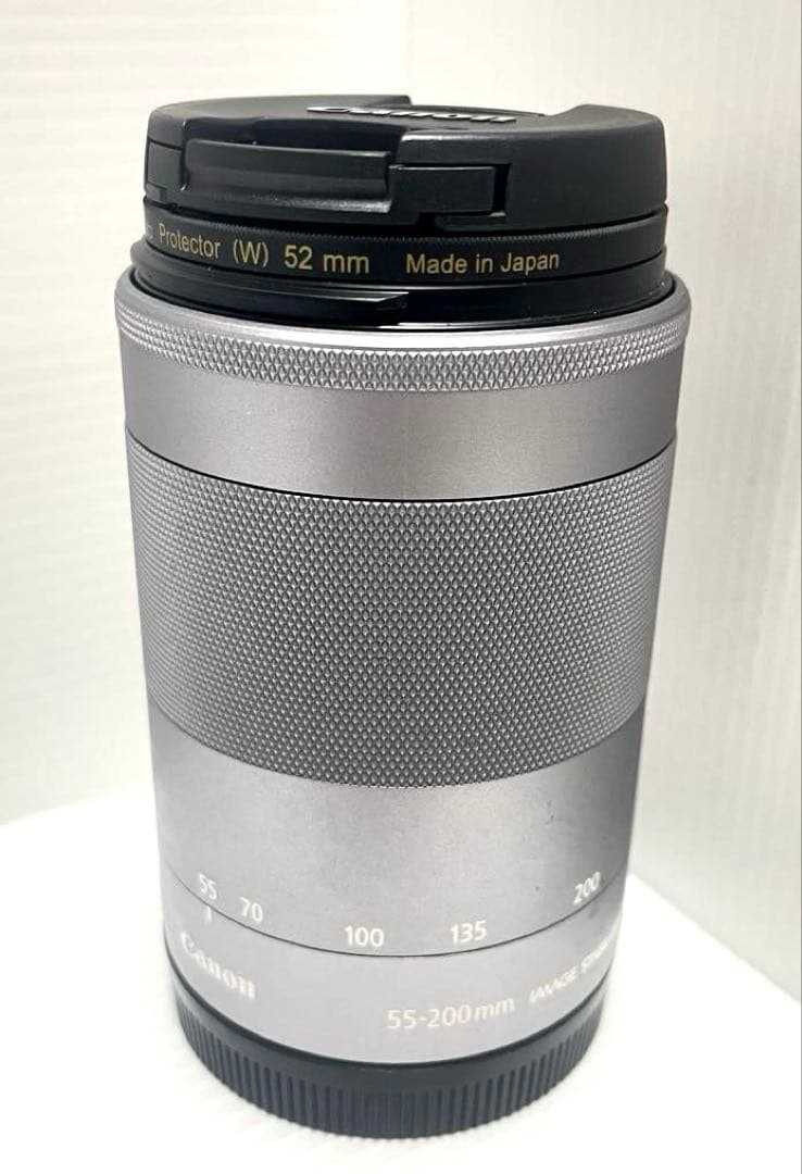 【良品】【美品】Canon 望遠ズームレンズ EF-M55-200ISSTM