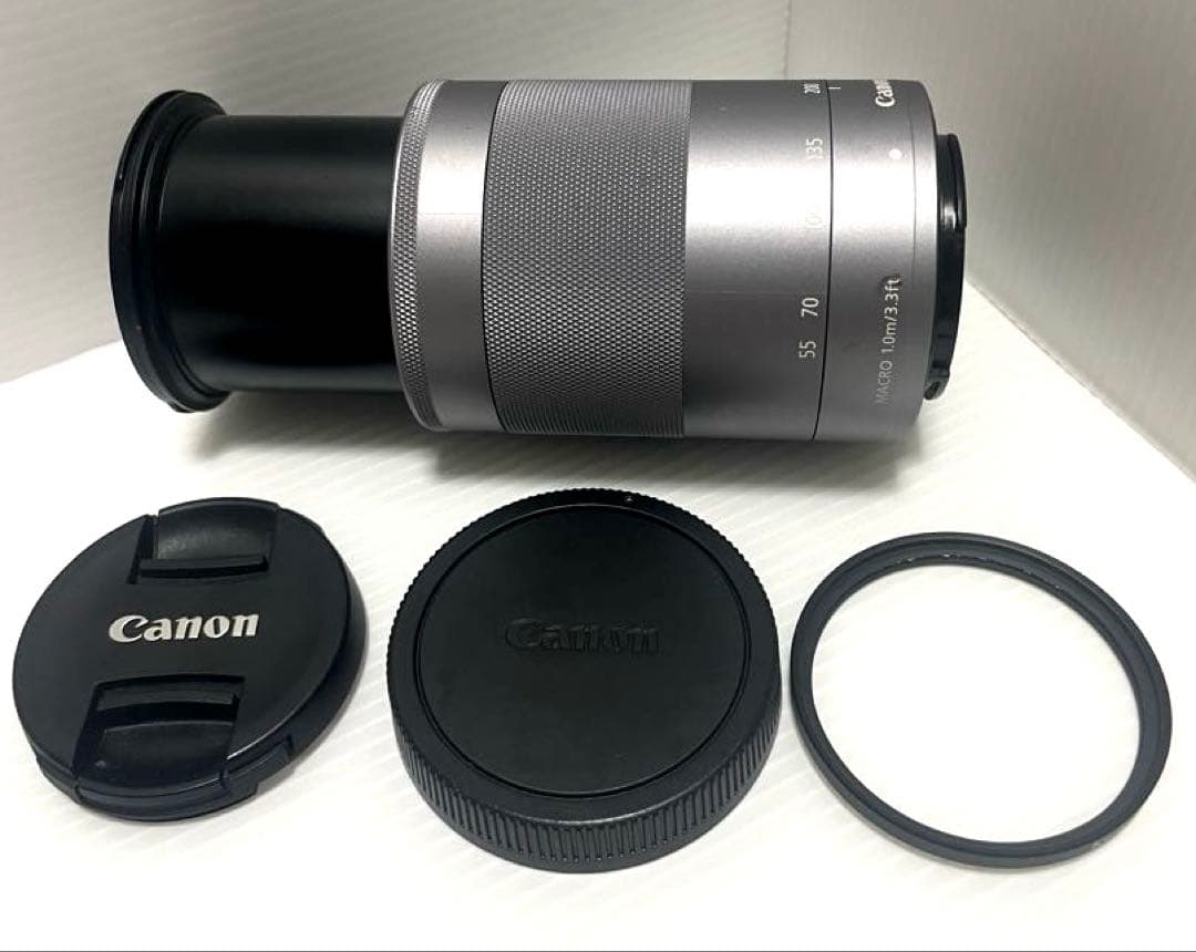 【良品】【美品】Canon 望遠ズームレンズ EF-M55-200ISSTM