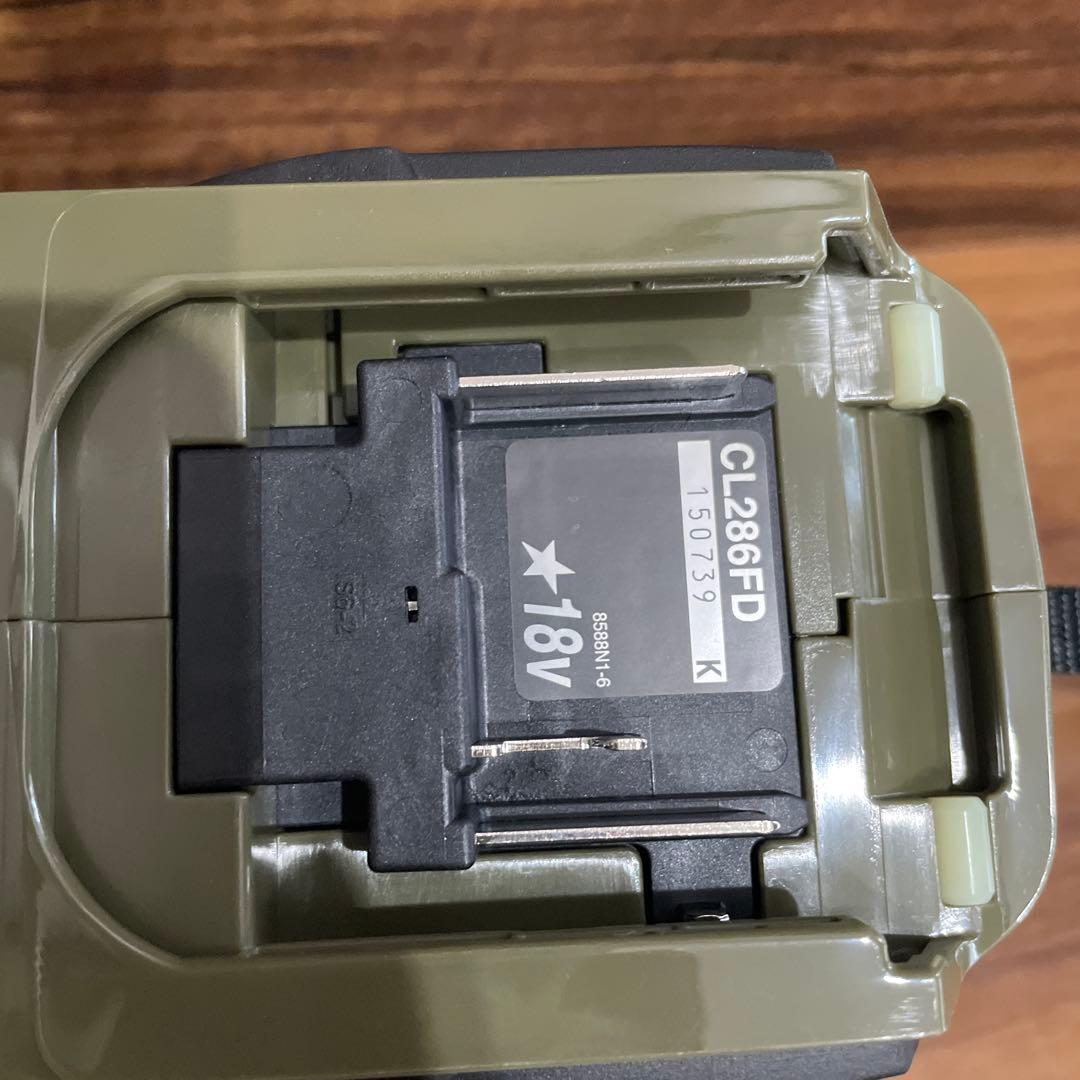 makita マキタ充電式クリーナー　サイクロン仕様　オリーブ