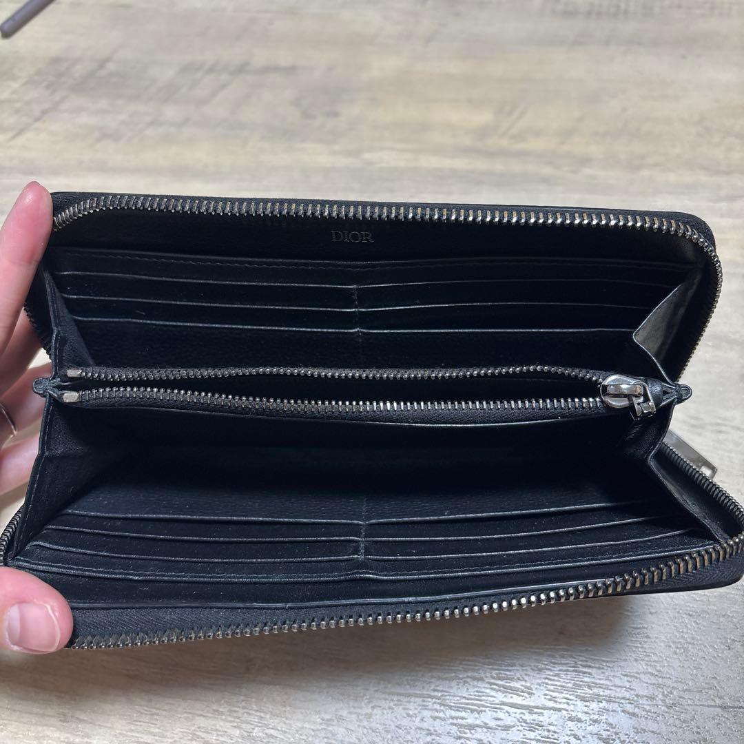 Dior 黒 レザー 長財布