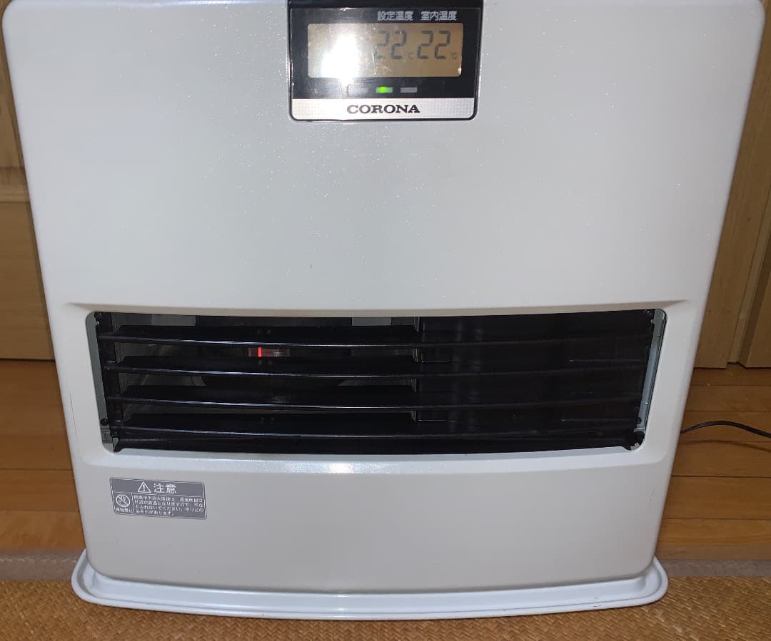 CORONA 石油ファンヒーター シャッター付き　完全整備済み美品
