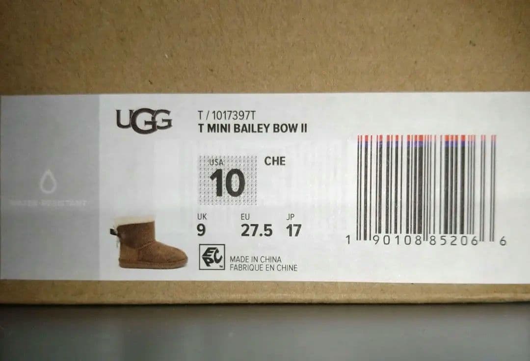 アグ UGG ブーツ　ミニ ベイリー ボウ　リボン　キッズ　17cm