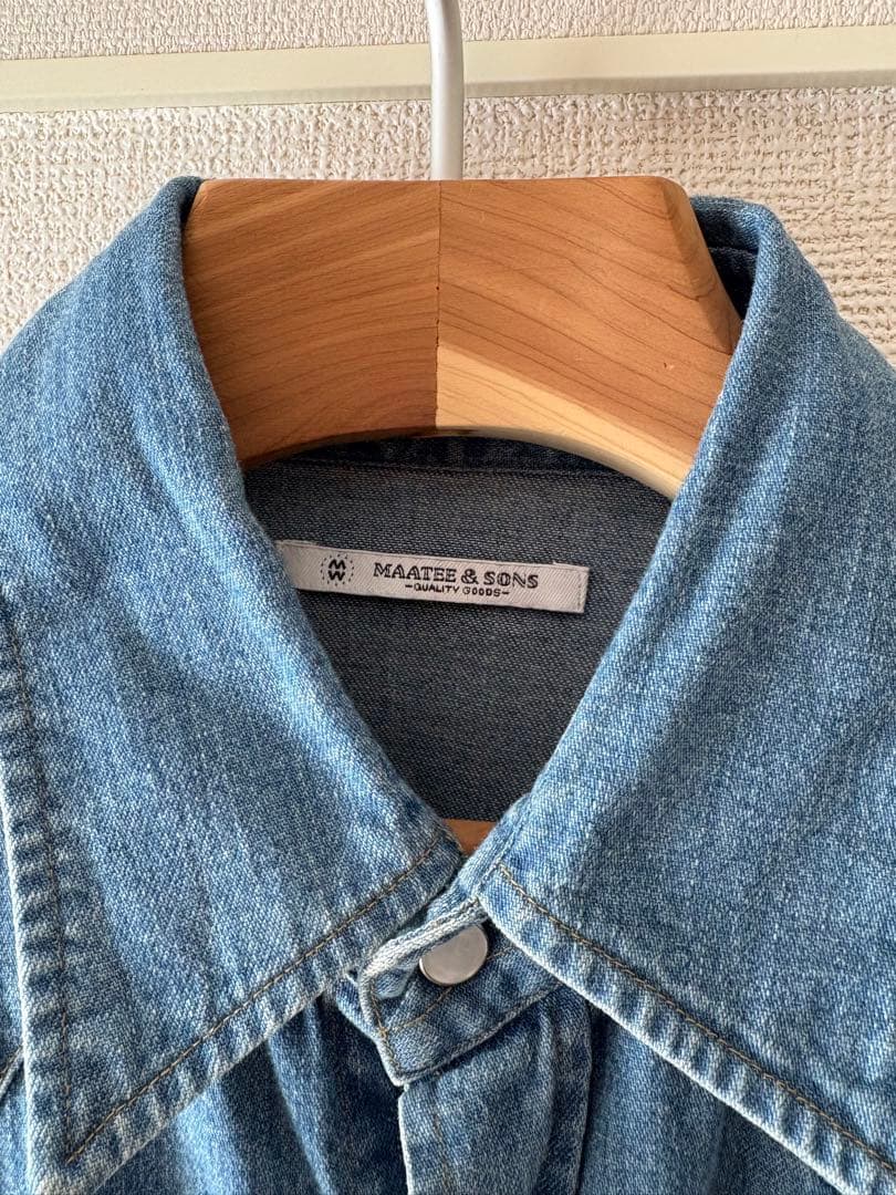 MAATEE&SONS 24SS チグハグ WESTERN ウエスタンシャツ 2