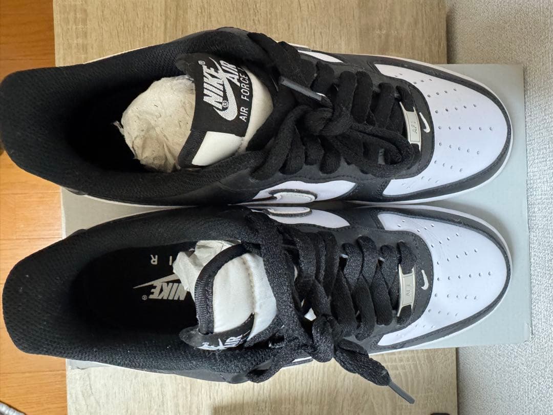 ル*！様 【美品】Nike Air Force 1 ブラック/ホワイト　パンダ