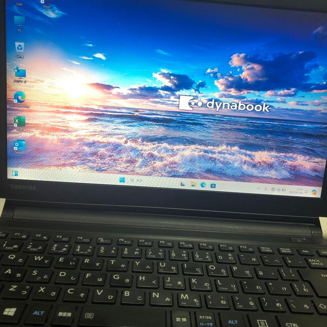 dynabook win11pro i5 8GB/256GB オフィス付き