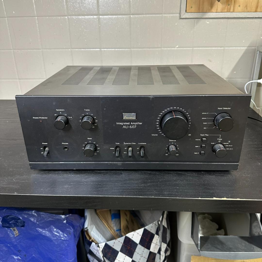 SANSUI 山水電気 サンスイ AU-607 ステレオプリメインアンプ