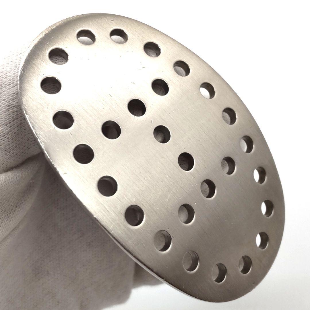 HERMES エルメス ベルト バックル シルバー パンチング