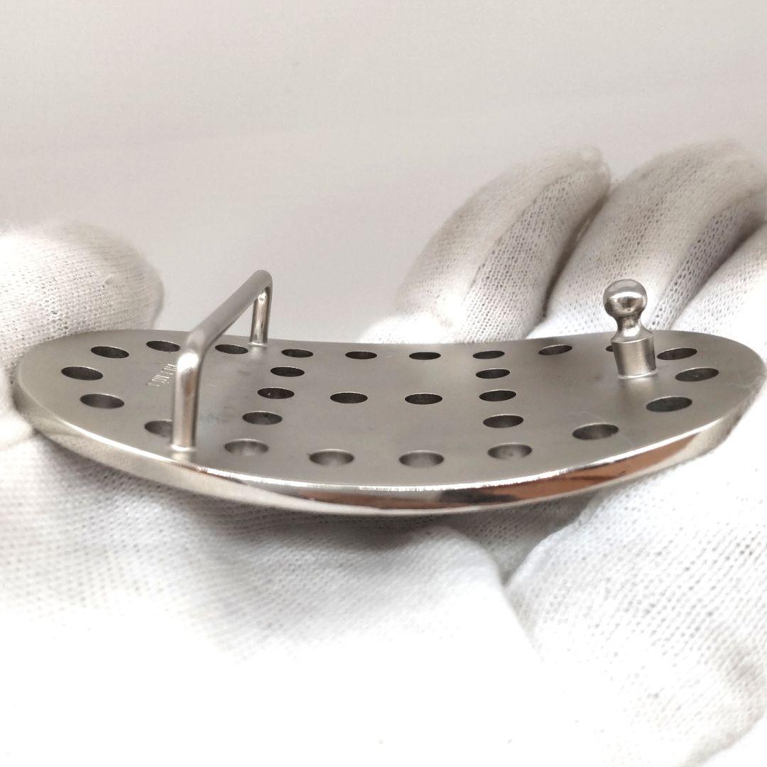 HERMES エルメス ベルト バックル シルバー パンチング