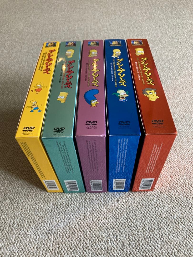 ザ・シンプソンズ DVDシーズン1-5 コレクターズエディション 日本語吹替あり