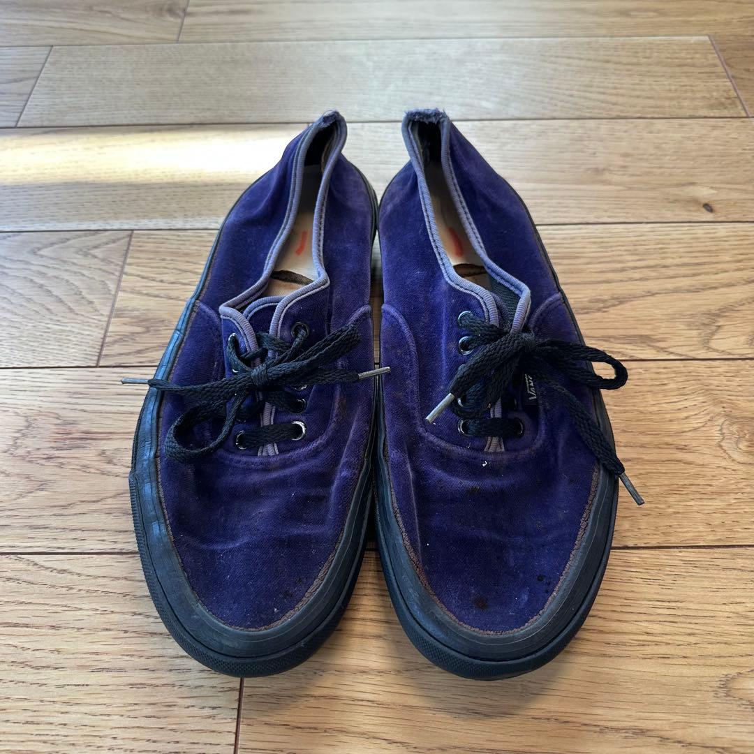 靴 80s Vans Authentic Velvet Made in USA