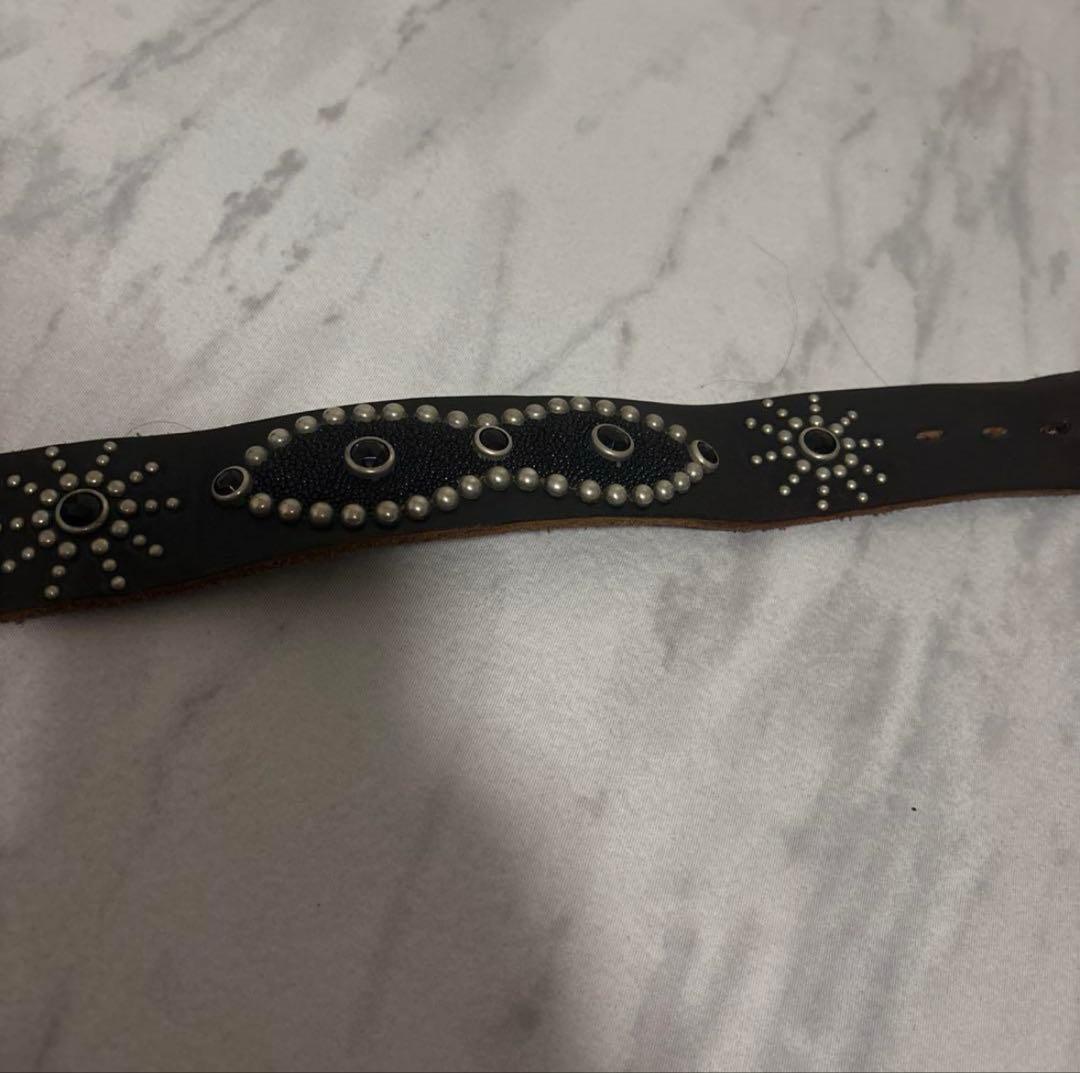 i*6様 HTC ピーナッツ　スティングレイ　スタッズベルト　32