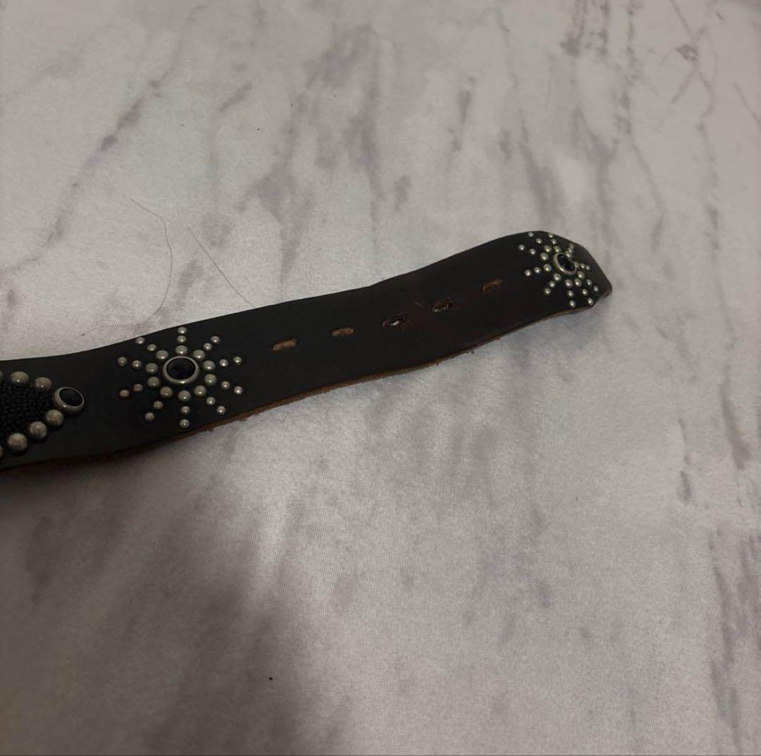 i*6様 HTC ピーナッツ　スティングレイ　スタッズベルト　32