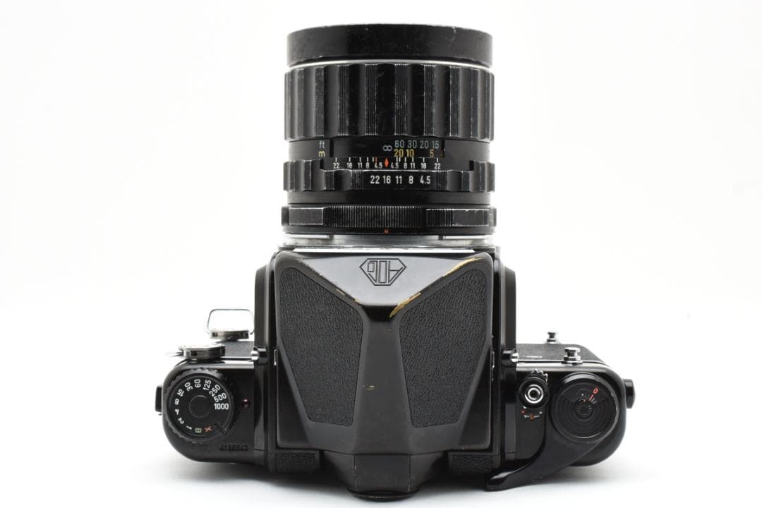 【動作品】Pentax 67後期ミラーアップ付 ボディ＋75mm F4.5おまけ