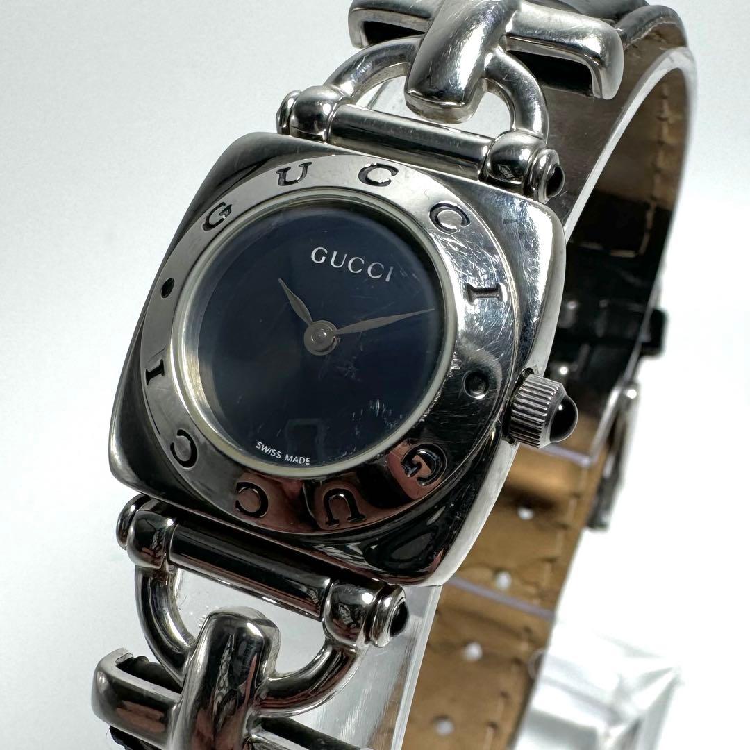 美品★稼働品★GUCCI 6300L レディース クォーツ腕時計 電池新品