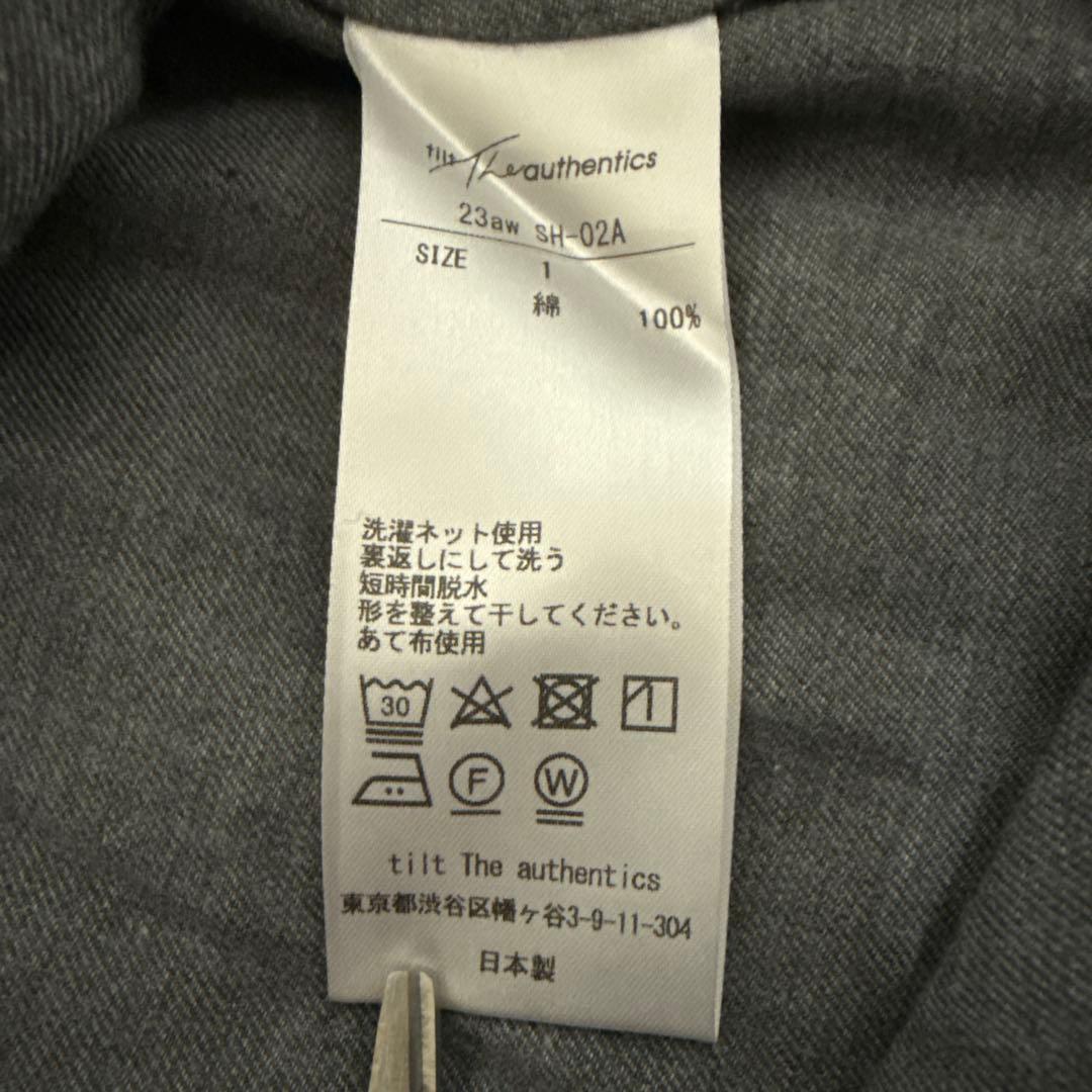 【新品未使用品】チルト ザ オーセンティックス　フランネルシャツ　23aw