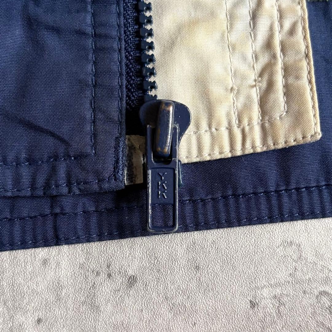 【90s vintage】スイングトップ　ブルゾン　裏地チェック　短丈　古着