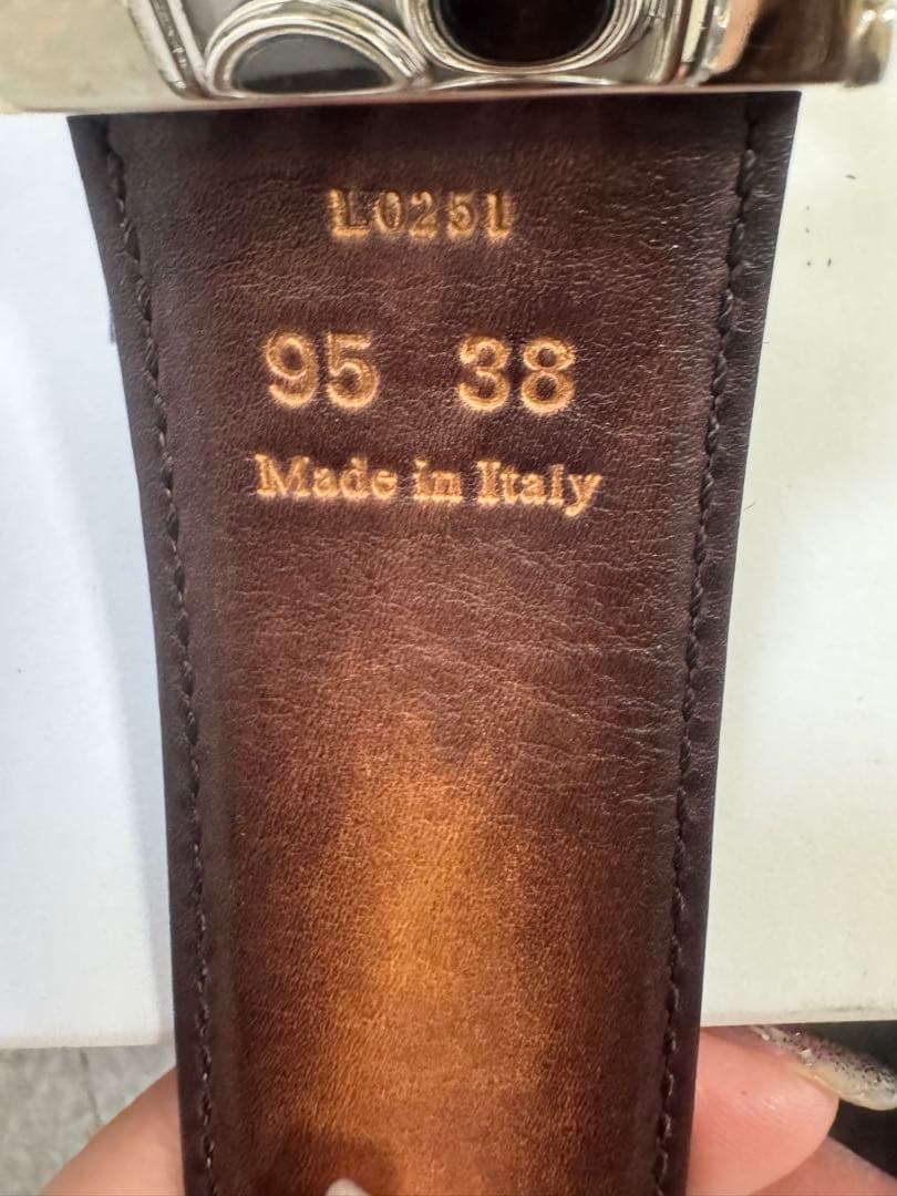 BERLUTI ベルルッティ　ベルト　メンズ　35MM リバーシブル　袋、箱付き