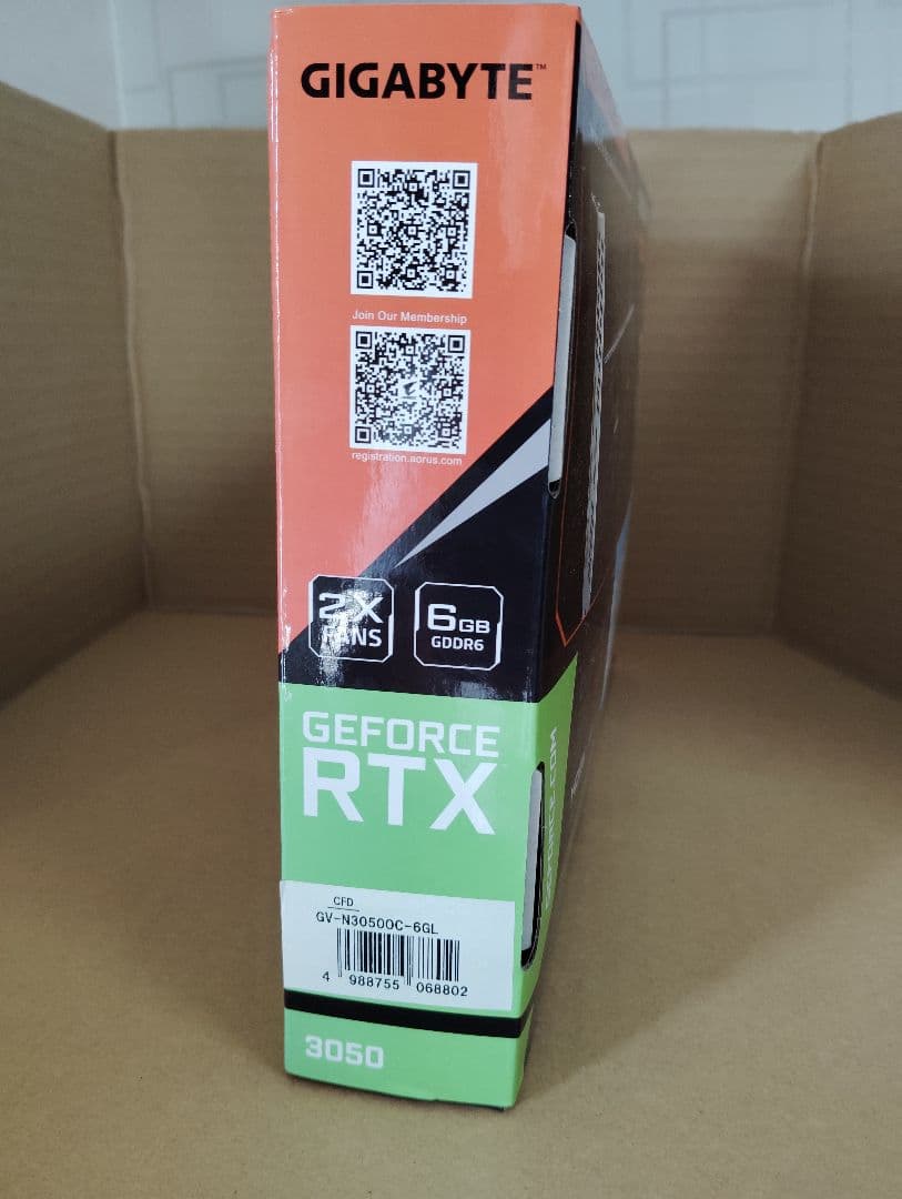 グラフィックボード GeForce RTX 3050 6G GV-N3050OC