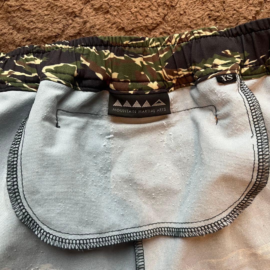 【MMA×ranor】デニム＆バンダナ＆カモフラ　ランニングショートパンツ
