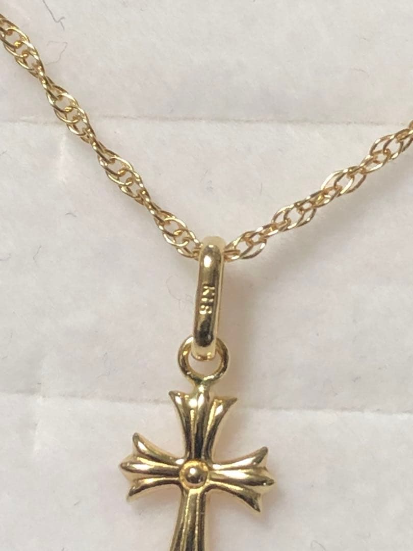 格安! 早い者勝ち! 18金 K18 クロス ネックレス