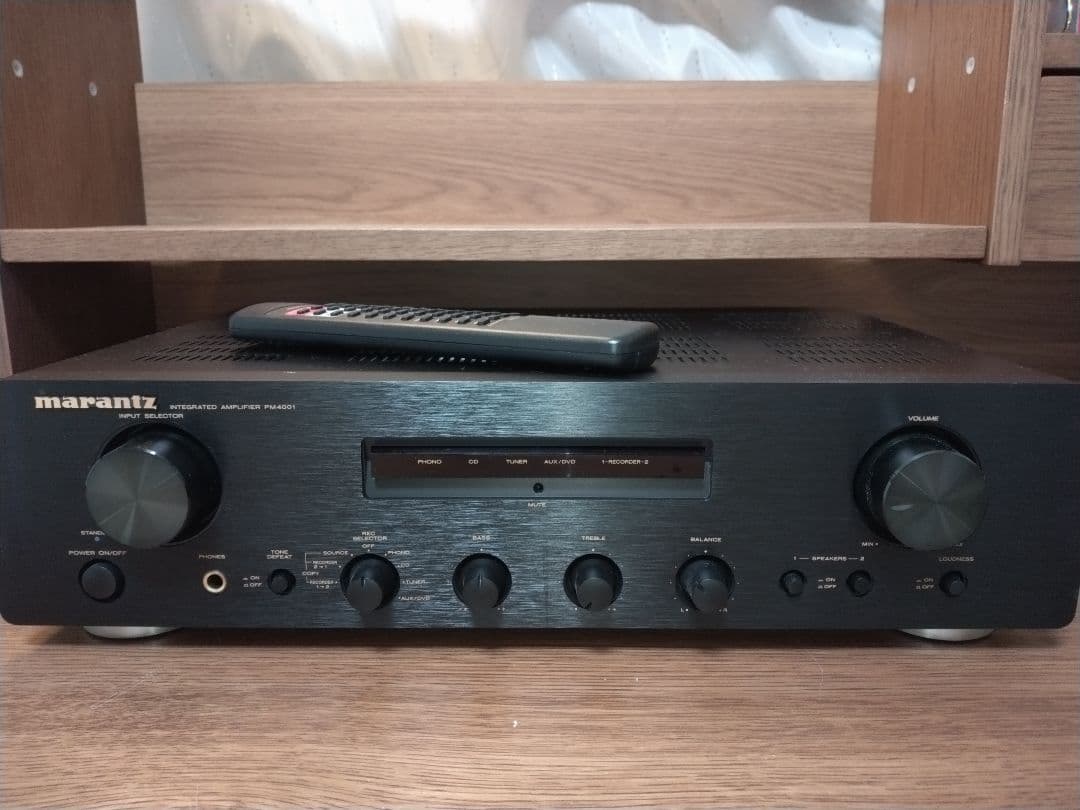 音質良好 Marantz PM4001 プリメインアンプ ブラック マランツ