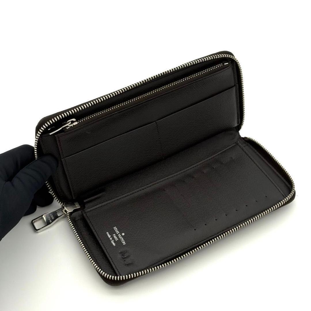 ルイヴィトン 長財布 ダミエ エベヌ ジッピー ヴェルティカル 2096