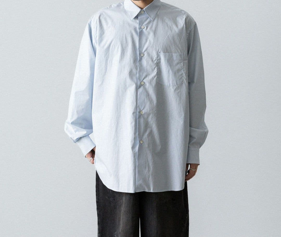 トップス stein 25AW SUVIN COTTON OVERSIZED SHIRT