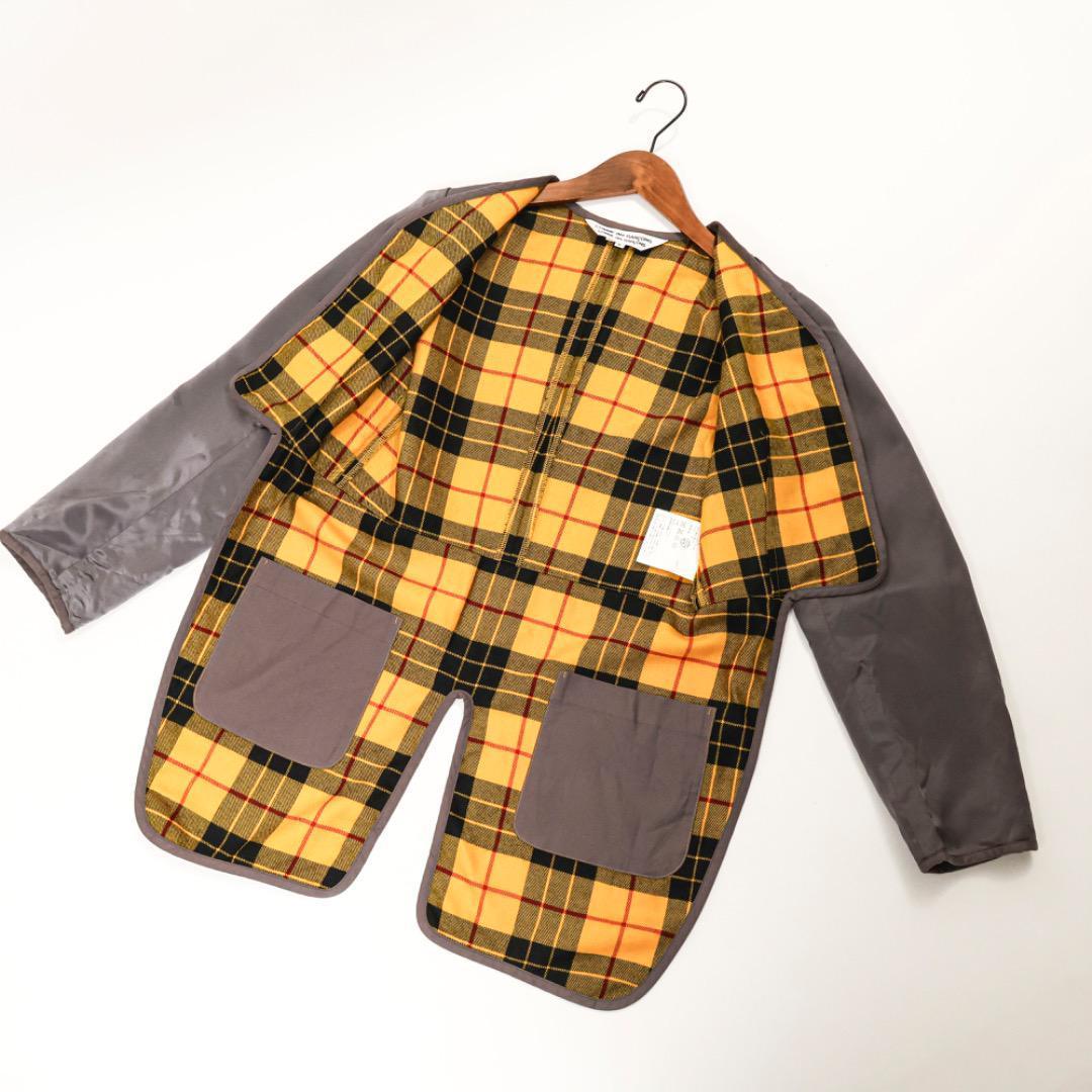 E9369◾️コムデギャルソン　チェック　ジャケット