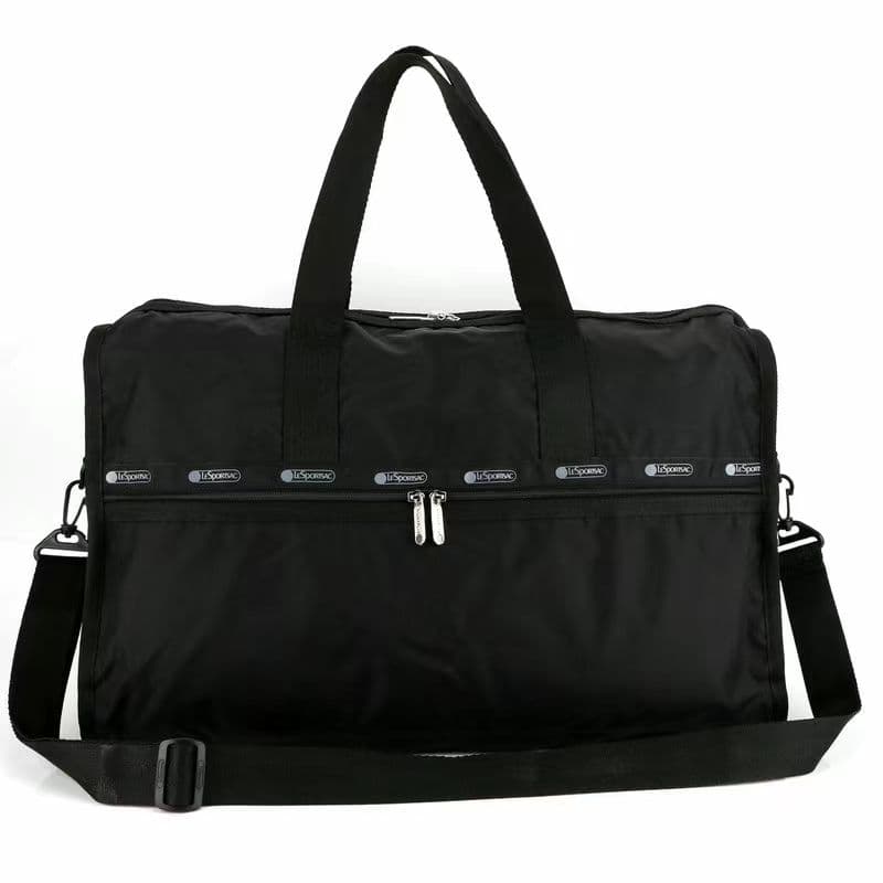 レスポートサック ブラック 無地 ボストンバッグ ポーチ付き