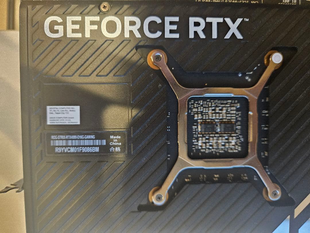 RTX4080 ASUS グラフィックボード 専用出品(たけもと様)