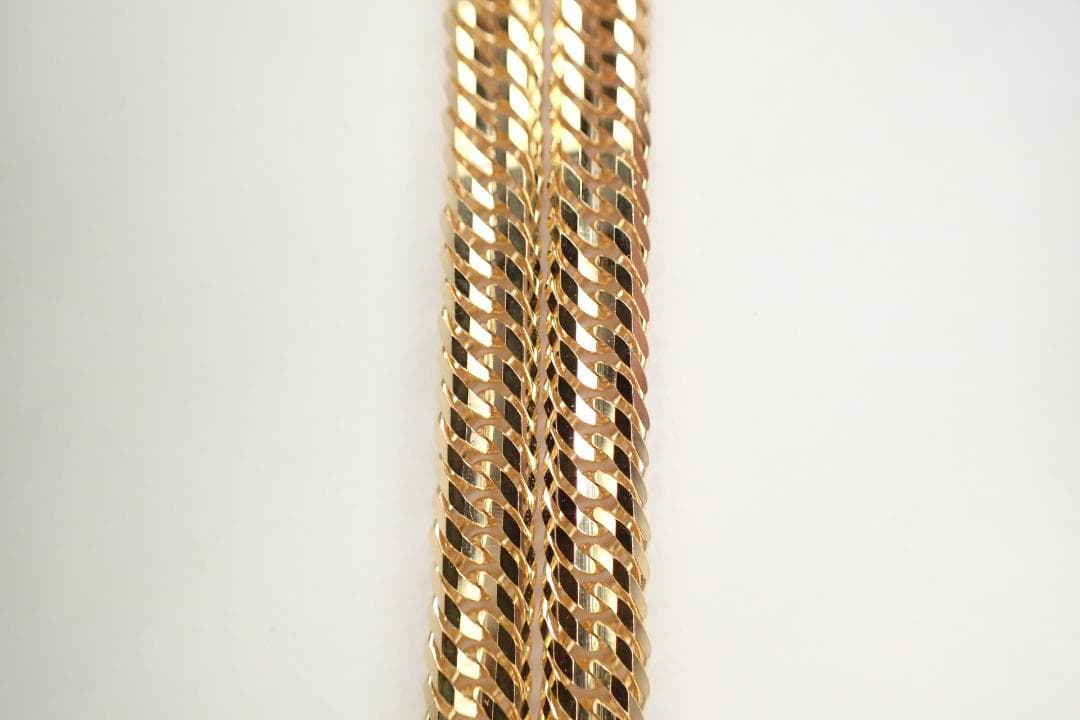 30/未使用品 K18 18金 12面トリプル 喜平ブレスレット 約5.5ｇ