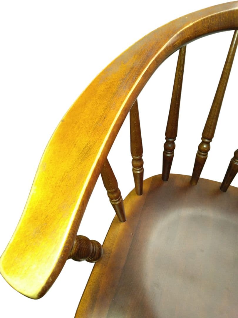 【送料無料】柏木工 アームチェア 木製 ブラウン