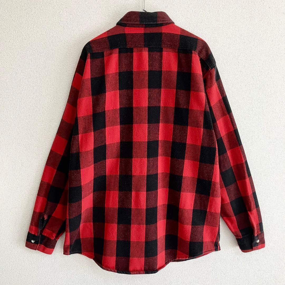FIVE BROTHER 80s ヘビー フランネルシャツ チェック　USA製